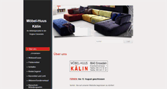 Desktop Screenshot of moebel-kaelin.ch